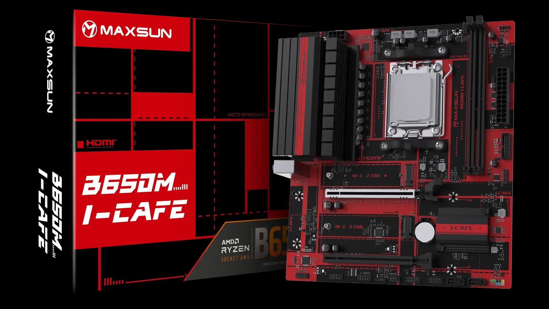 Материнская плата AM5 MAXSUN MS-B650M I-CAFE