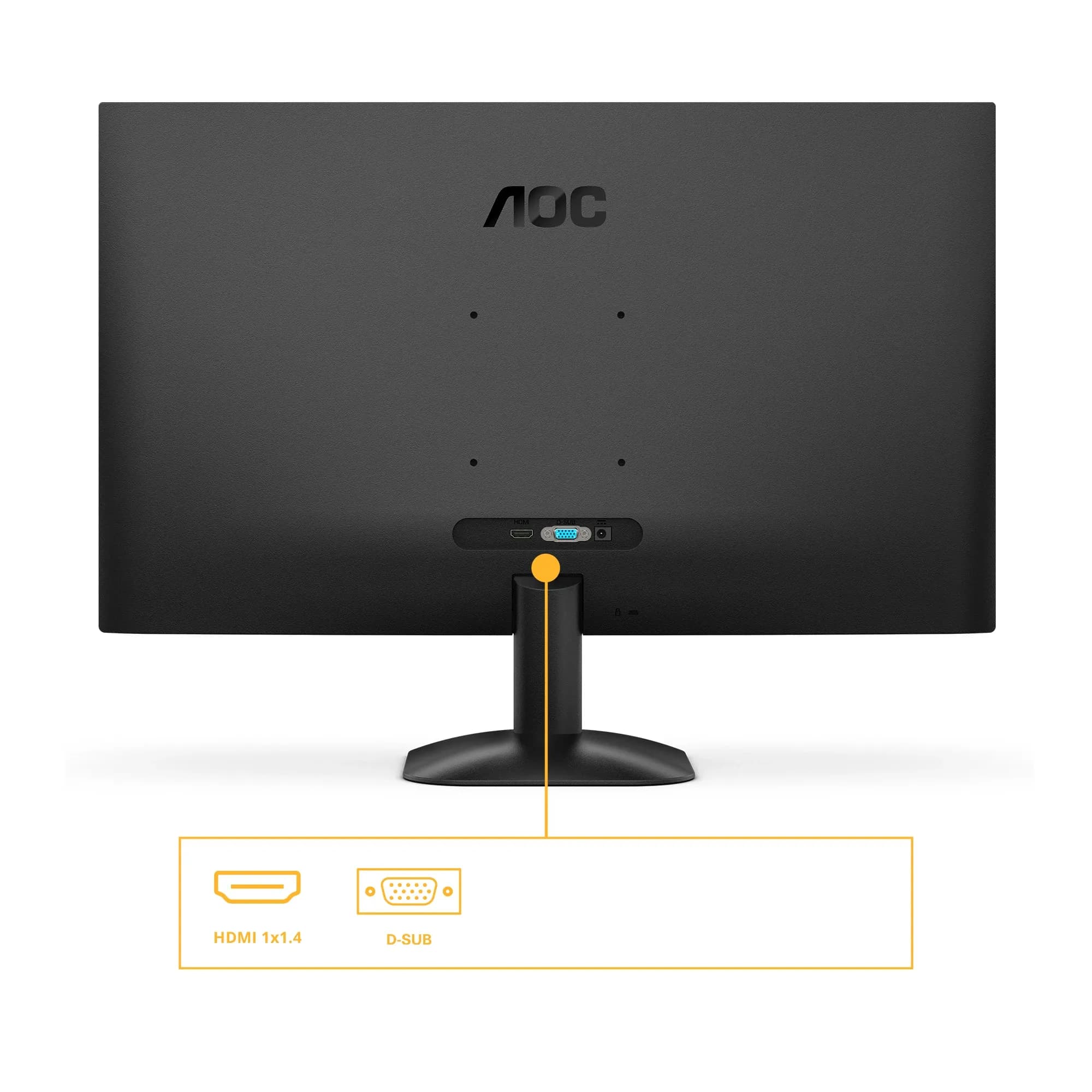 Монитор LCD 27" AOC 27B35HM/01, VA, 1920х1080 FHD, 20M:1, 250cd/m2, 178/178, 1ms, 100Hz, 16:9, 3000:1, 16.7M, 1-4ms HDMI