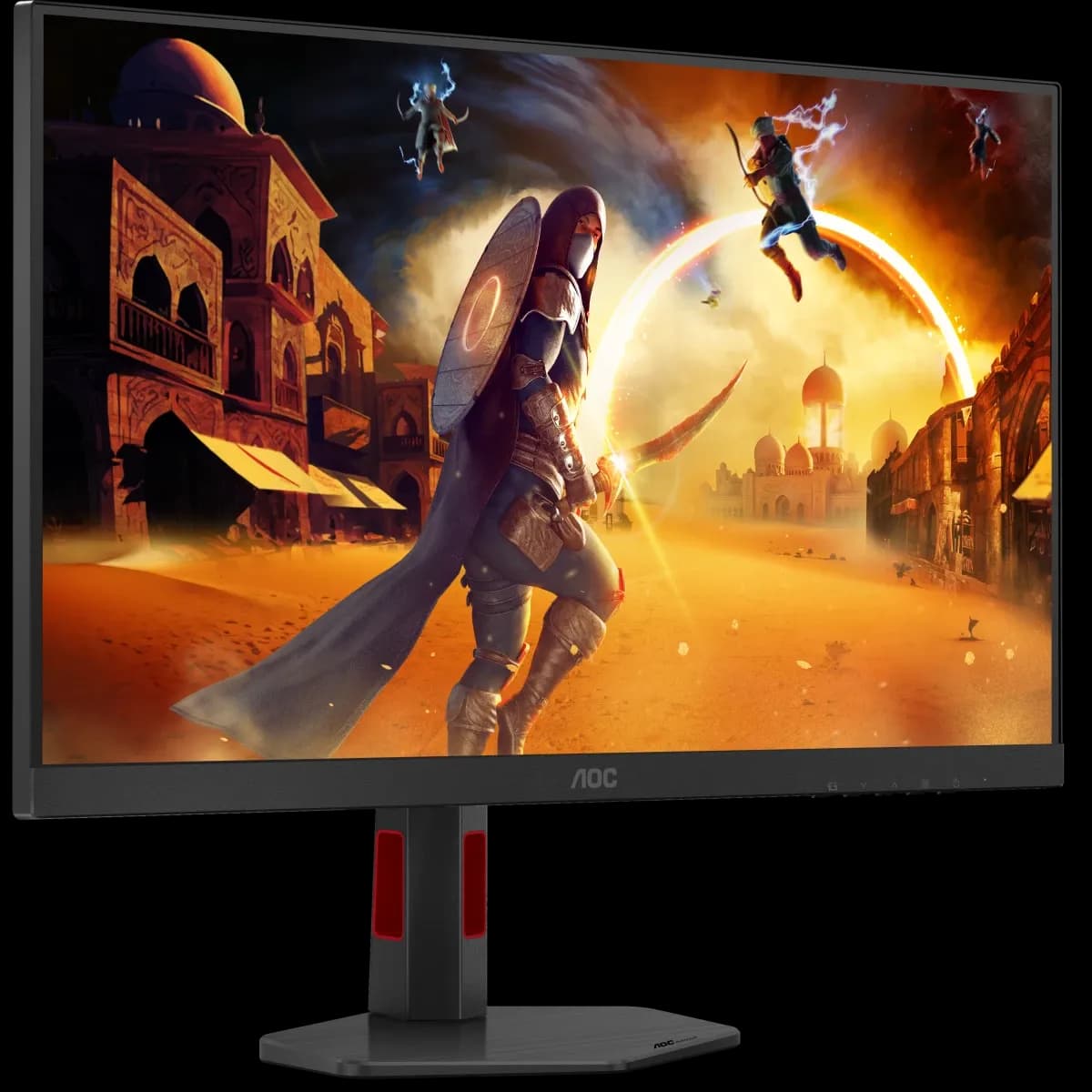 Монитор LCD 27" AOC Q27G4ZR, Fast IPS, Black, 2560x1440, 80M:1, 400cd/m2, 260Hz (OC, 240Hz Native), 178/178, 1ms, 2xHDMI, DP, Наушники, Колонки 2x2W