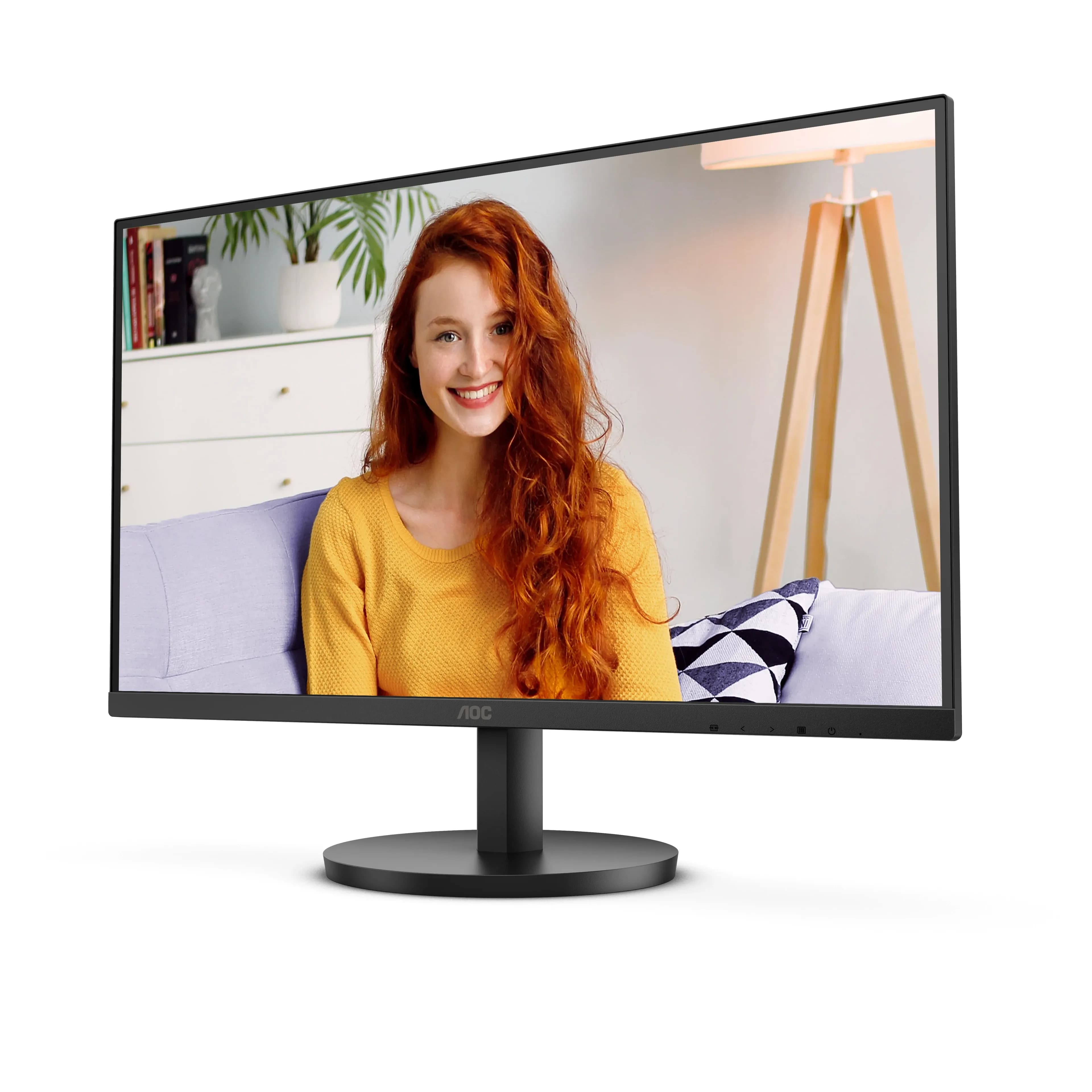 Монитор LCD 27" AOC U27B3A, 4K, IPS, Black, 3840x2160, 20M:1, 350cd/m2, 178/178, 4ms, 60Hz, 2xHDMI, DP, Headphone out, Speakers 2x2W