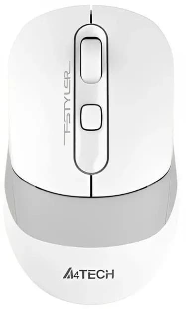 Мышь A4Tech Fstyler FB10CS, Grayish White, Bluetooth / радиоканал