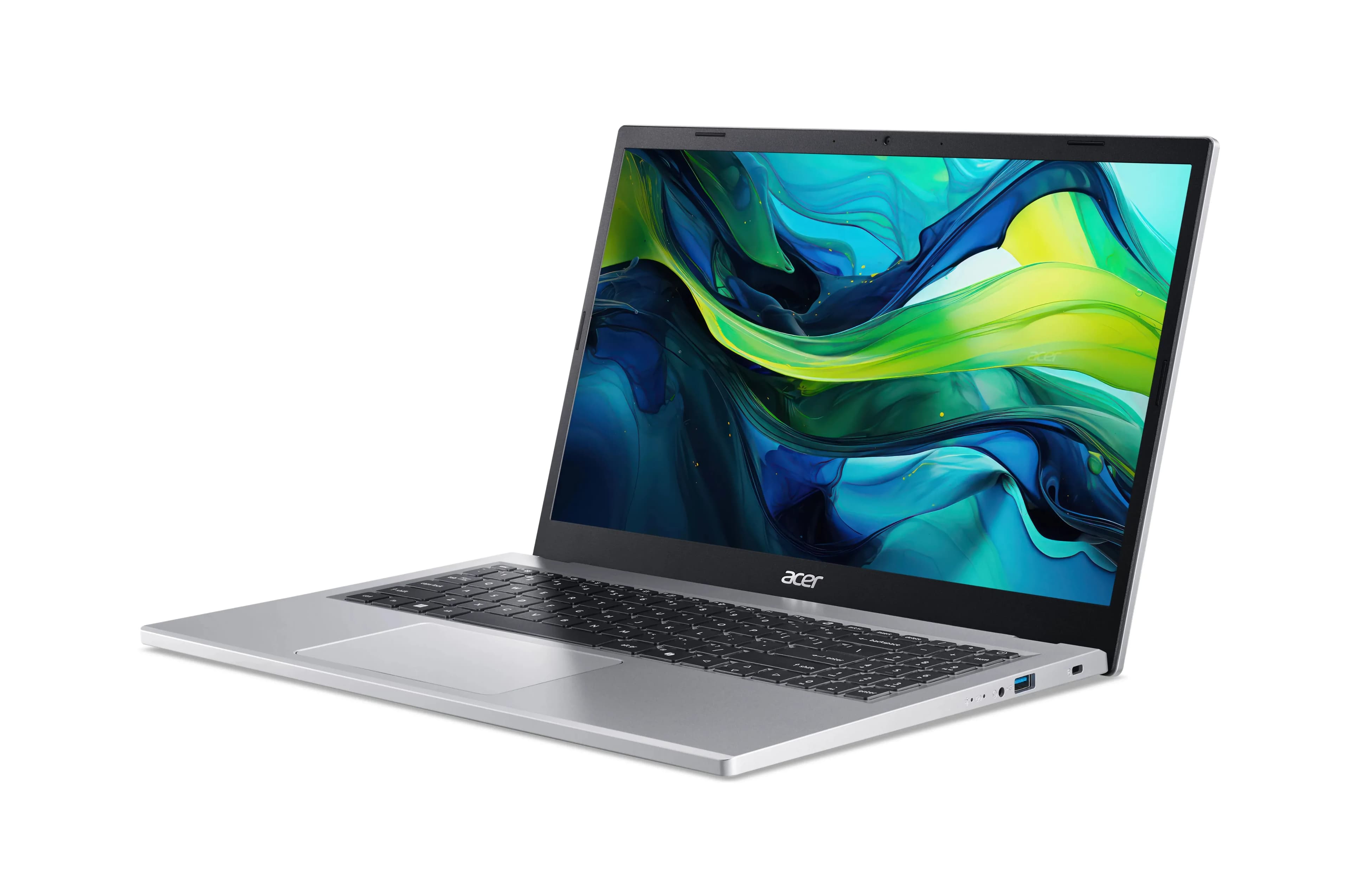 Ноутбук Acer Aspire Go AG15-21PT-R5GQ, AMD Ryzen 5 7520U (up to 4.3Ghz), 8GB LPDDR5, 2TB SSD M.2, 15.3" FHD Touch IPS, AMD RadeonTM 610M, Type-C HDMI WF BT WIN11H, ENG-RUS, серебро [NX.JJJAA.004]