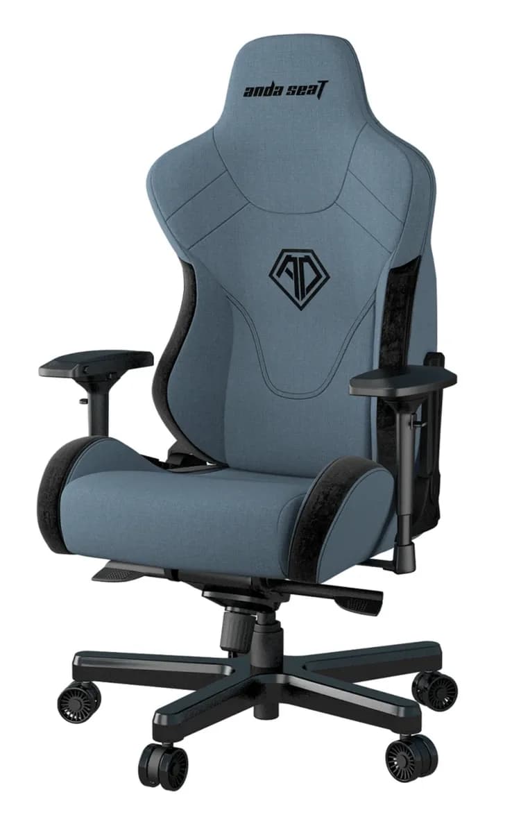 Gaming Chair AD12XLLA-01-SB AndaSeat T-Pro II Premium BLUE&BLACK 4D Armrest 65mm wheels Fabric
