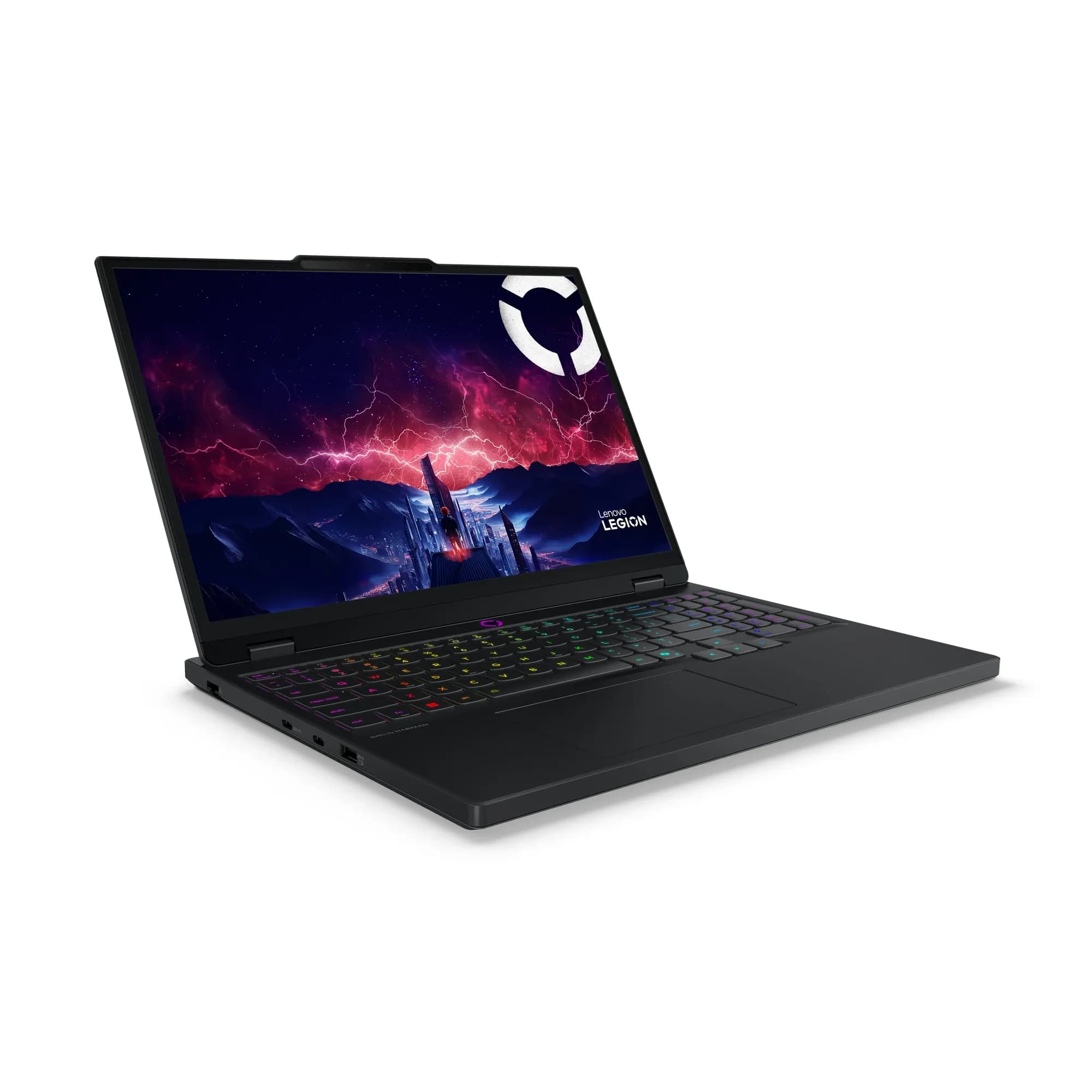 Ноутбук Lenovo Legion 5 15AKP10 AMD RyzenTM AI 7 350 (up to 5.00Ghz), 16GB DDR5, 1TB SSD m2 NVMe, 15.1" WQXGA (2560x1600) OLED 165Hz, RTX5070 8GB GDDR7, Type-C, HDMI, LAN, WF, BT, DOS, клав., с подсв. EN-RU, крышка металл., черный [83F1003CRK]