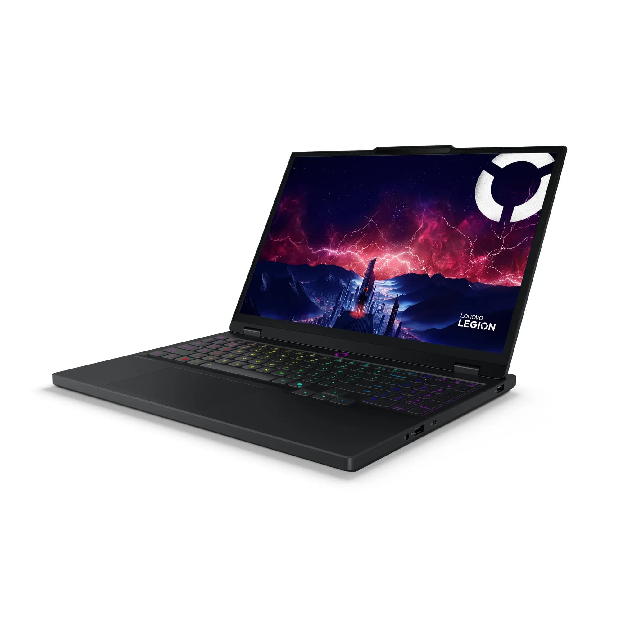 Ноутбук Lenovo Legion 5 15AKP10 AMD RyzenTM AI 7 350 (up to 5.00Ghz), 16GB DDR5, 1TB SSD m2 NVMe, 15.1" WQXGA (2560x1600) OLED 165Hz, RTX5070 8GB GDDR7, Type-C, HDMI, LAN, WF, BT, DOS, клав., с подсв. EN-RU, крышка металл., черный [83F1003CRK]