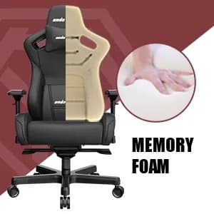 Gaming Chair AD12YDC-XL-01-B-CF-B02 AndaSeat Kaiser 3 PRO XL BLACK 5D Armrest 65mm wheels Fabric