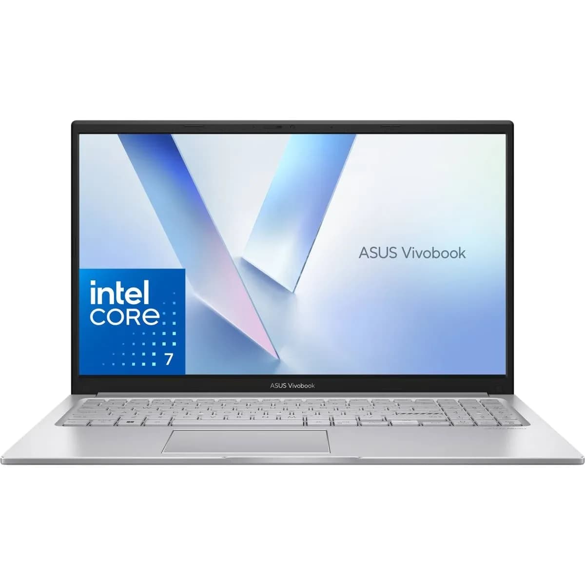 Ноутбук Asus VIVOBOOK X1504VA-BQ3988, Intel i7-150U(up to 5.40GHz), 16GB DDR4, 1TB SSD PCIe NVMe M.2, 15.6" FHD (1920 x 1080) IPS, Intel Graphics, Type-C HDMI WiFi BT WIN11H, клав. с подсв EN-RU, серебро