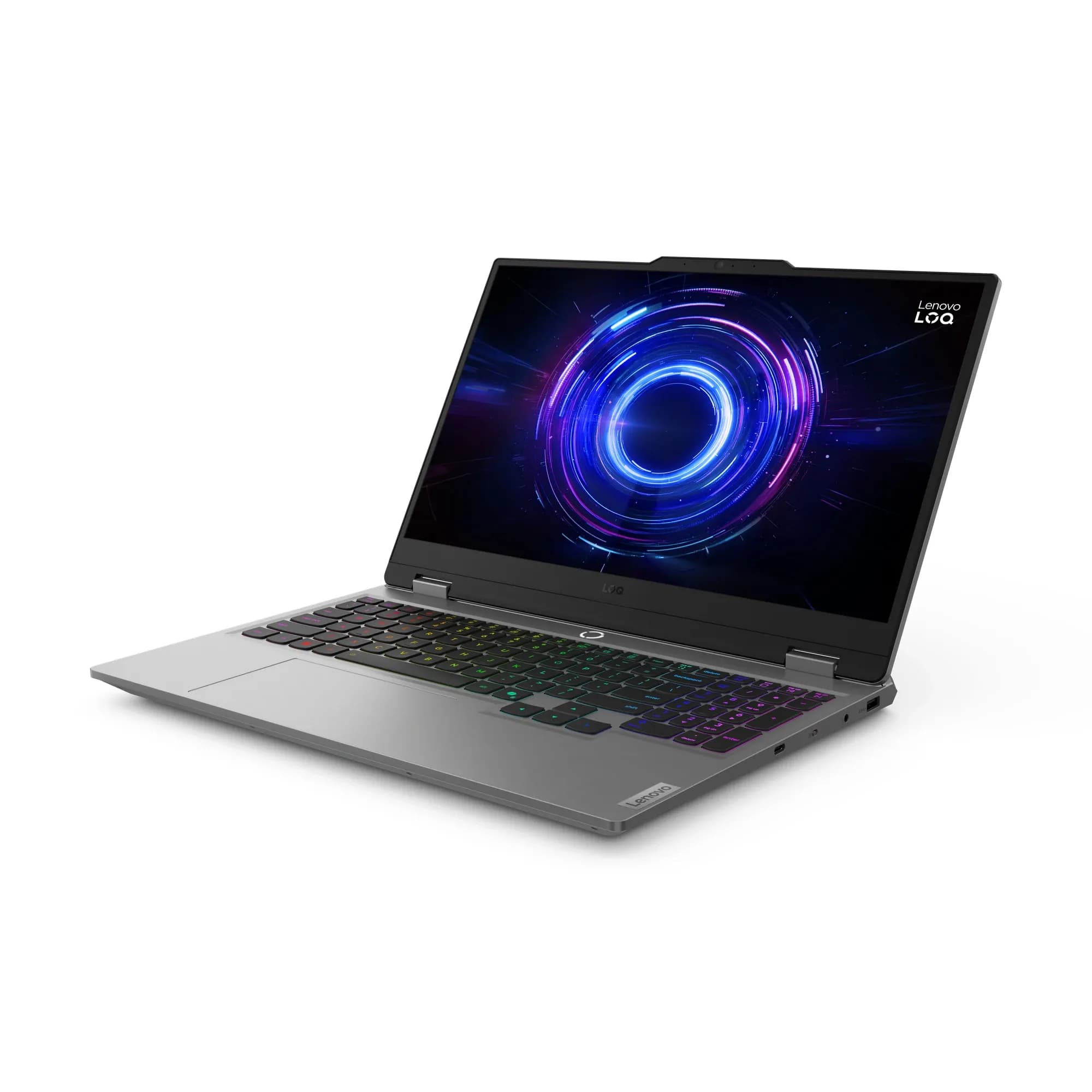Ноутбук Lenovo LOQ 15IRX10, Intel Core i7-13650HX(up to 4.9GHz), 16GB DDR5, 1TB SSD NVMe M.2, 15.6" FHD (1920x1080) IPS 144Hz, RTX 5060 8GB, Type-C HDMI LAN WF BT HMDI DOS, клав.с подсв EN-RU, Luna Grey [83JE00YQRK]