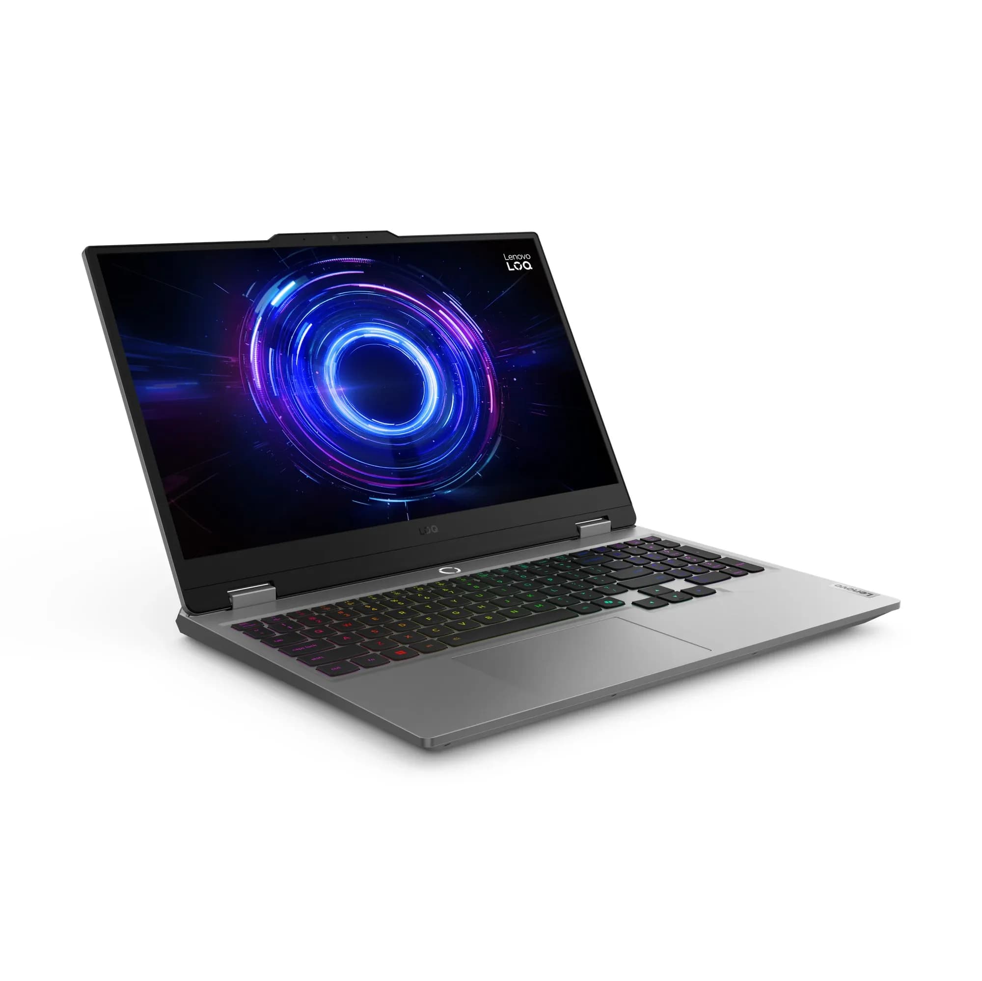Ноутбук Lenovo LOQ 15IRX10, Intel Core i7-13650HX(up to 4.9GHz), 32GB DDR4, 1TB SSD NVMe M.2, 15.6" FHD (1920x1080) IPS 144Hz, RTX 5060 8GB, Type-C HDMI LAN WF BT HMDI DOS, клав.с подсв EN-RU, Luna Grey [83JE00YQRK]