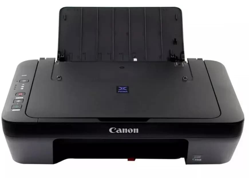 МФУ Canon PIXMA E414 цветное струйное (принтер, копир, планшетный сканер), A4, 8,0 изобр./мин. (A4), Чернила PG-46/CL-56, Подача 60 листов, скан 19 сек/А4, USB 2.0 [1366C009AA]