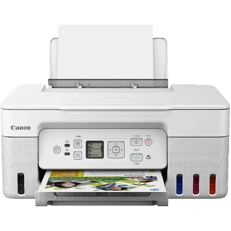 МФУ Canon PIXMA G3470W цветное струйноеA4, 11ppm (ч/б), 6ppm (цвет), 4800x1200 dpi, USB, Wi-Fi, картриджи GI-41 PGBK/C/M/Y, USB 2.0, Wi-Fi, Белый [5805C029AA]