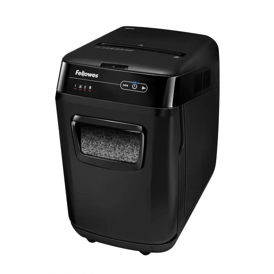 Шредер Fellowes, Powershred P-25S, Уровень секретности P-1, Фрагмент 7 мм., Подача: 5лст, Емкость корзины 11 л., Продольная резка, Черный