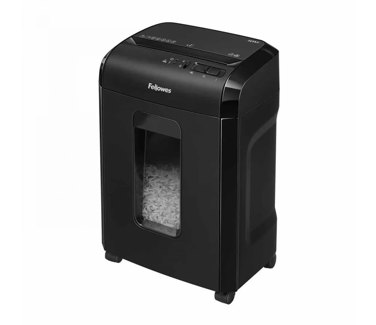 Шредер Fellowes, Powershred P-25S, Уровень секретности P-1, Фрагмент 7 мм., Подача: 5лст, Емкость корзины 11 л., Продольная резка, Черный