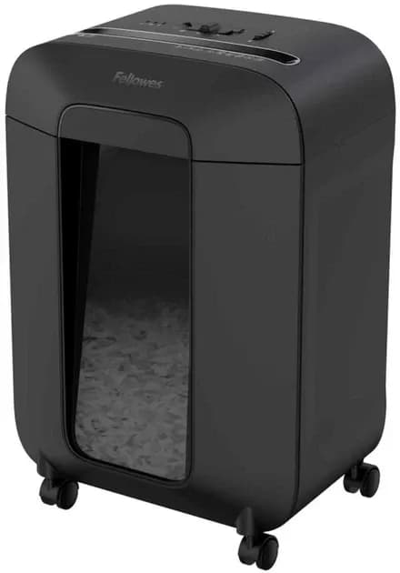 Шредер Fellowes, Powershred P-25S, Уровень секретности P-1, Фрагмент 7 мм., Подача: 5лст, Емкость корзины 11 л., Продольная резка, Черный