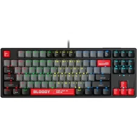 A4TECH BLOODY S87 COMPACT ENERGY GAMING MECHANICAL BLMS SWITCH RGB KEYBOARD USB US+RUS