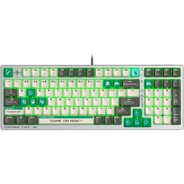Клавиатура A4Tech Bloody S98 Bloody Pixels Green, EN/RU