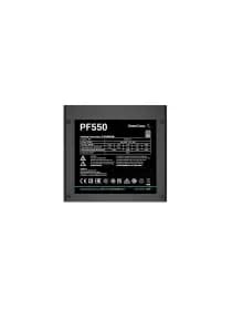 Power Unit DEEPCOOL PF550D 550W 80 PLUS certified 200-240V/ATX12V 2.3 & SSI EPS 12V Black flat