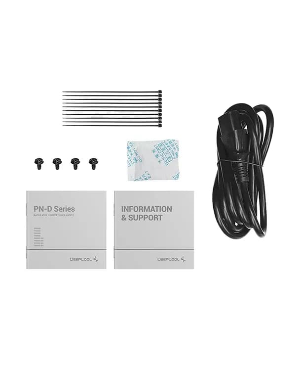 Power Unit DEEPCOOL PN750D 750W 80 PLUS GOLD certified 100-240V/ATX12V 3.1 & SSI EPS 12V Black flat