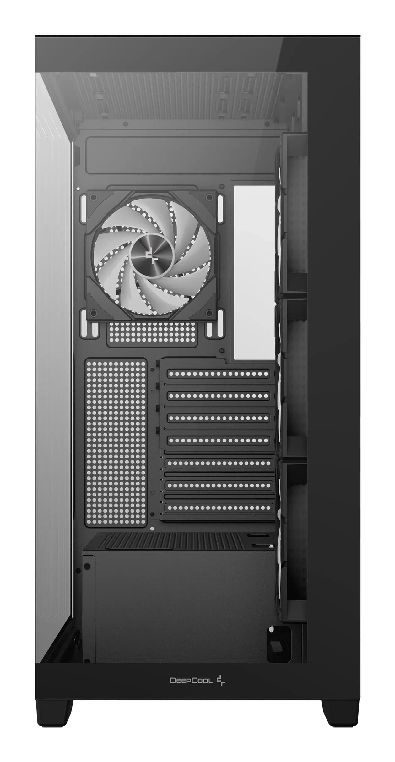 DEEPCOOL ATX CG580 4F w/o PSU USB3.0×2 Front , Type-C + 120mm*3 fans
