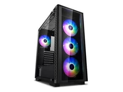DEEPCOOL ATX MATREXX 50 ADD-RGB 4F w/o PSU 1*USB 3.0 4*ADD-RGB FAN Glass front panel Fully black