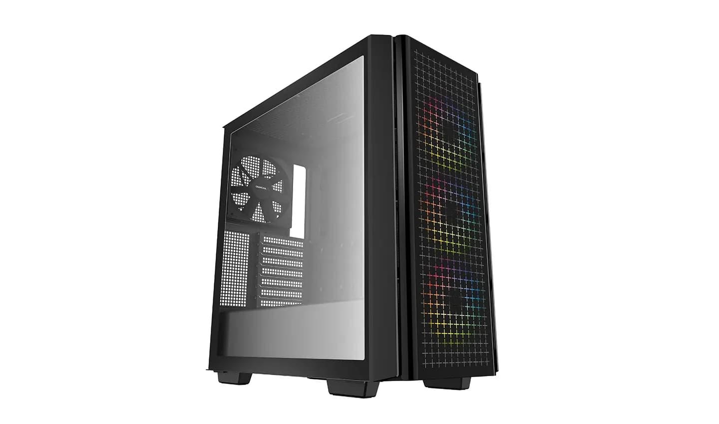 DEEPCOOL EATX CG540 без БП USB3.0×2 спереди + 3×120mm ARGB+1×140mm ВЕНТИЛЯТОРЫ