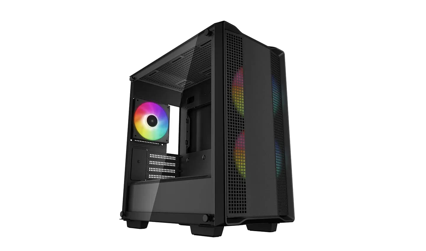 DEEPCOOL MATX CC360 ARGB w/o PSU USB3.0×2 Front + 3×120mm ARGB FANS