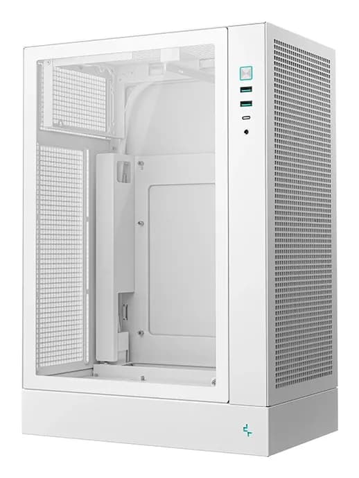 DEEPCOOL MATX CH170 PLUS WH WHITE w/o PSU USB 3.0 Front Type-C, Mesh panel