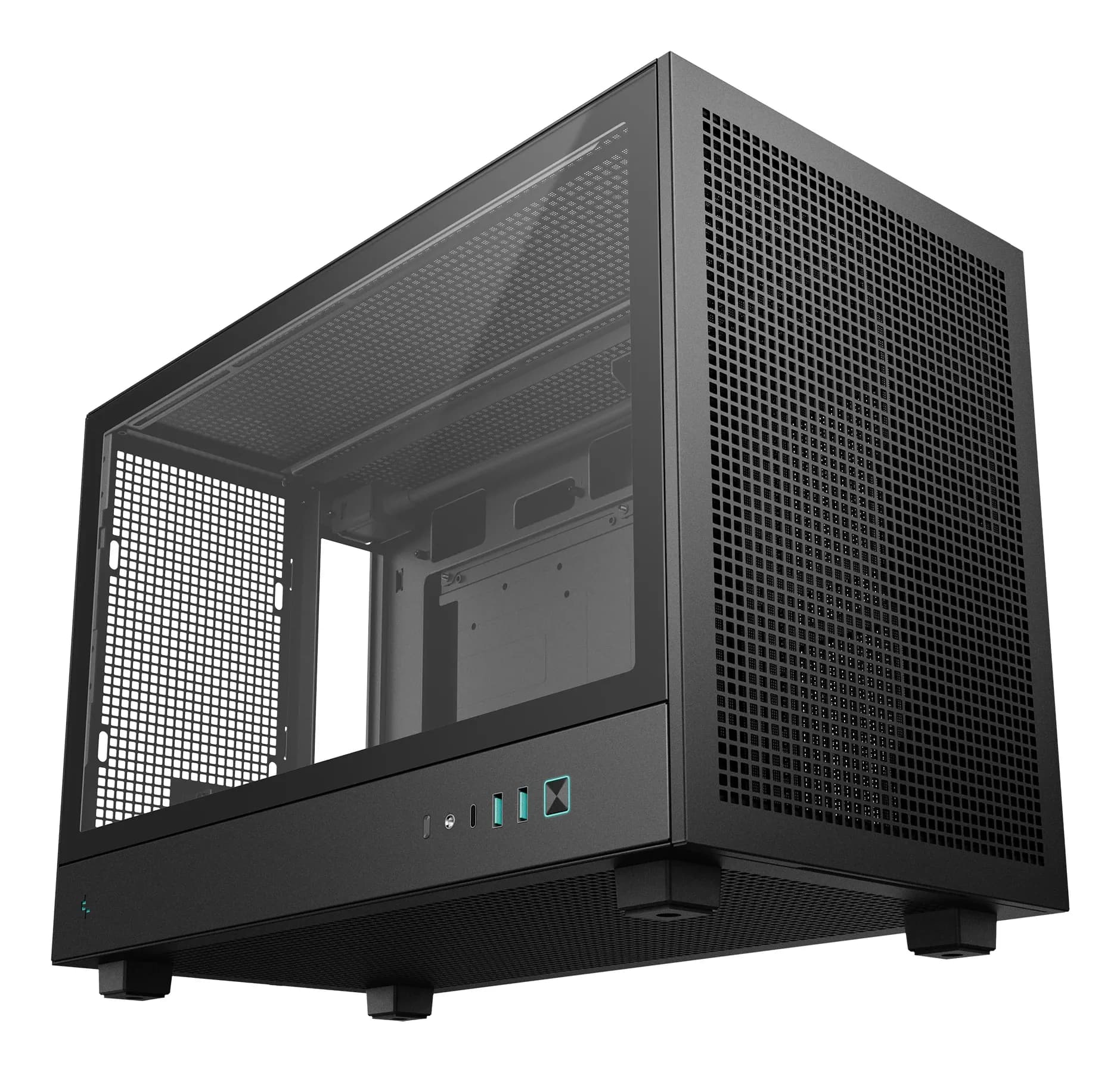 DEEPCOOL MATX CH260 w/o PSU USB 3.0 Front Type-C, Mesh panel