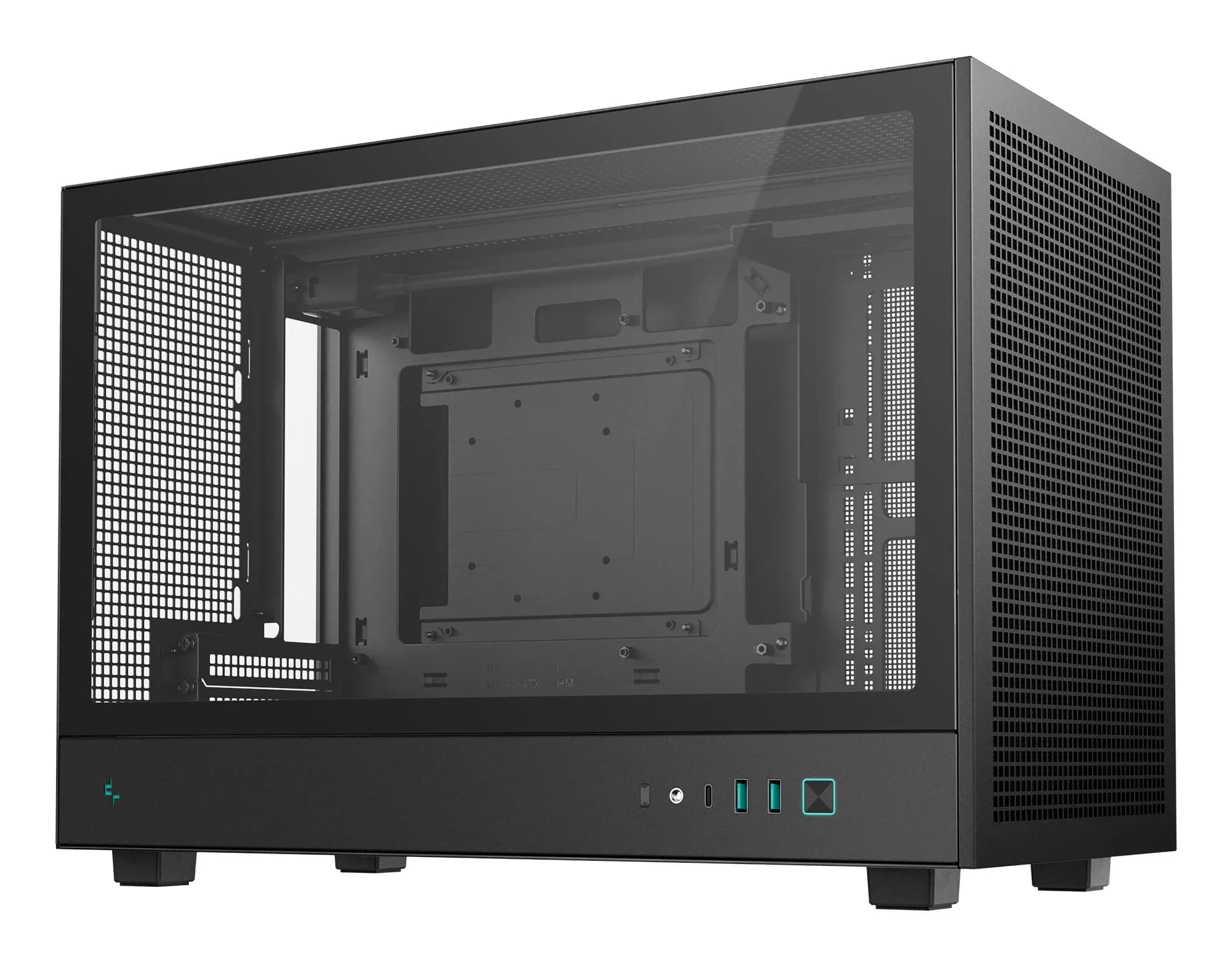DEEPCOOL MATX CH260 w/o PSU USB 3.0 Front Type-C, Mesh panel