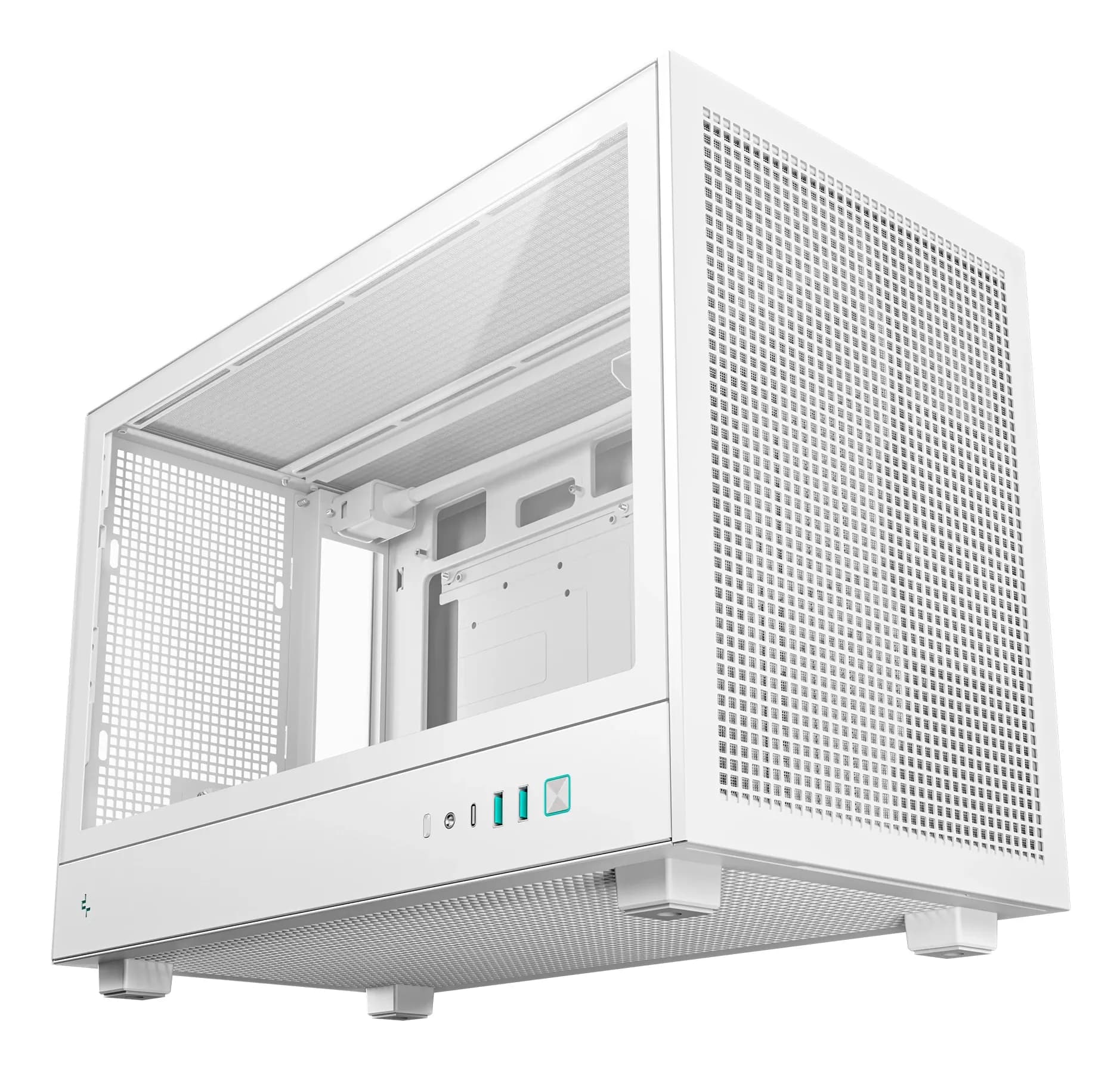 DEEPCOOL MATX CH260 WH WHITE w/o PSU USB 3.0 Front Type-C, Mesh panel