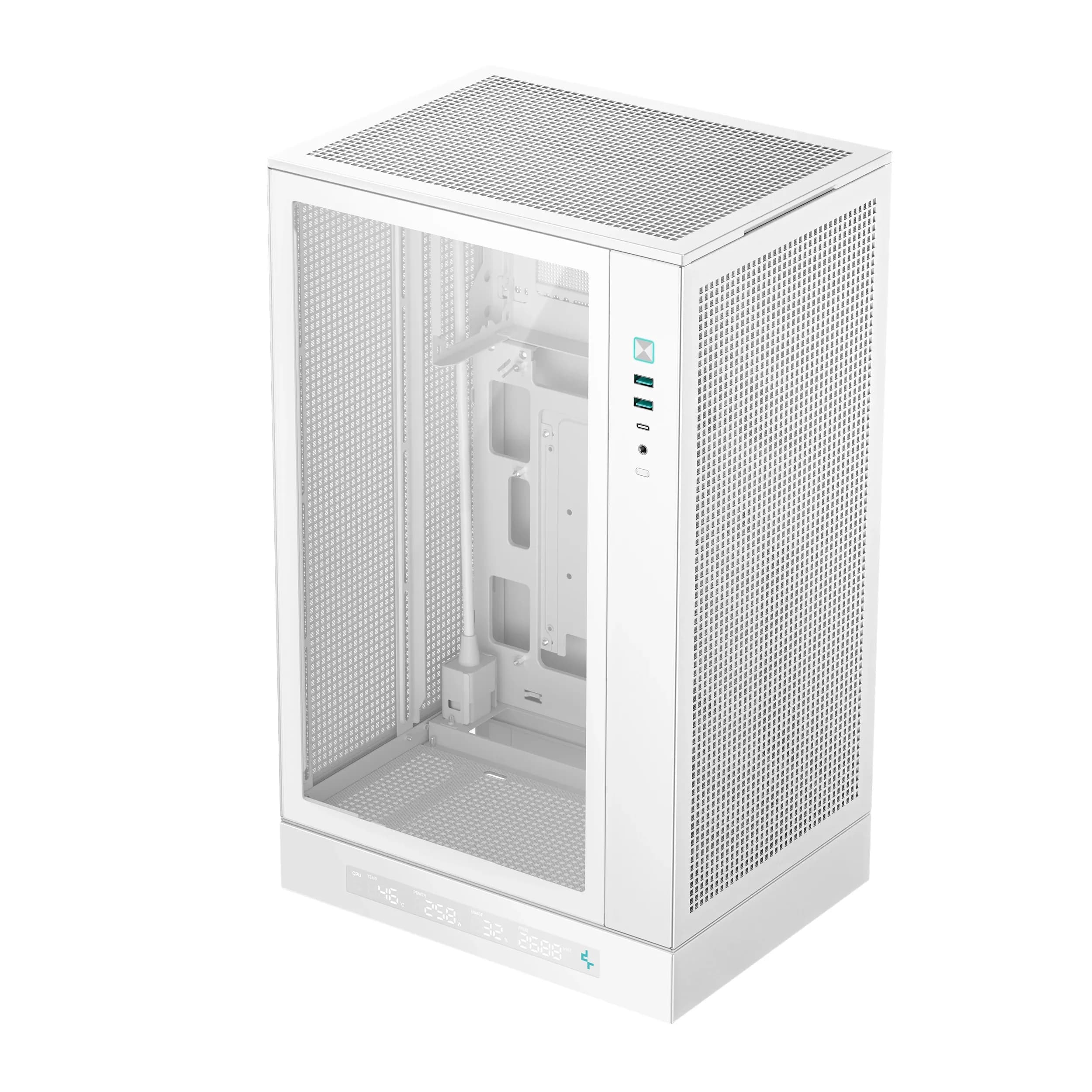DEEPCOOL MATX CH270 DIG. WH WHITE w/o PSU USB 3.0 Front Type-C