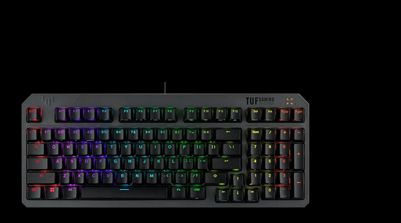 Клавиатура ASUS TUF Gaming K3 Gen II Red, EN/RU