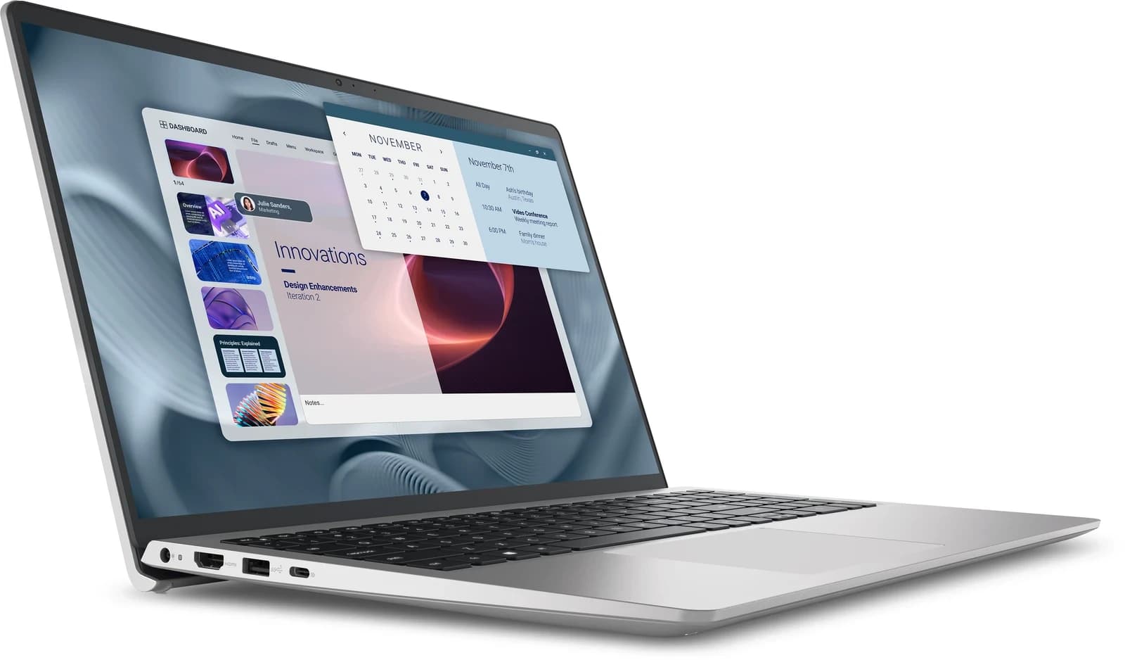 Ноутбук Dell PRO 15 ESSENTIAL PV15250 (15.6", Core i7-1355U, 16 ГБ DDR5, SSD 1 ТБ) серый