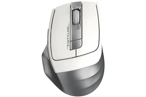 Мышь A4Tech Fstyler FG35, серебристая, Радиоканал (USB-приёмник)